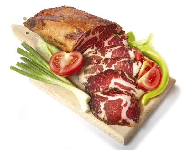 Carne fumada — Fotografia de Stock