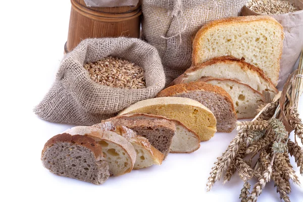 Bröd och spannmål — Stockfoto