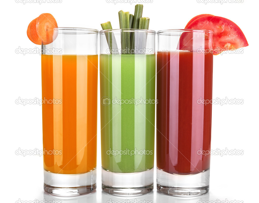 Homemade vegetable juices — Stock Photo © ddsign_stock 29202871