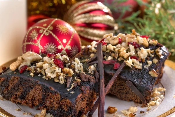Brownies di Natale — Foto Stock