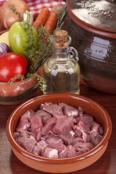 Carne fresca de porco — Fotografia de Stock