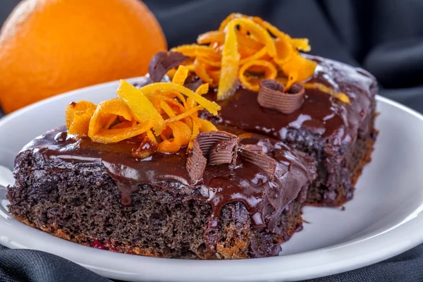 Brownies de chocolate — Fotografia de Stock