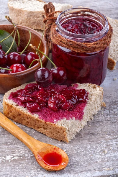 Strawberry jam — Stock Photo, Image