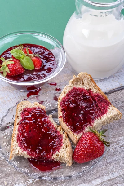 Strawberry jam — Stock Photo, Image