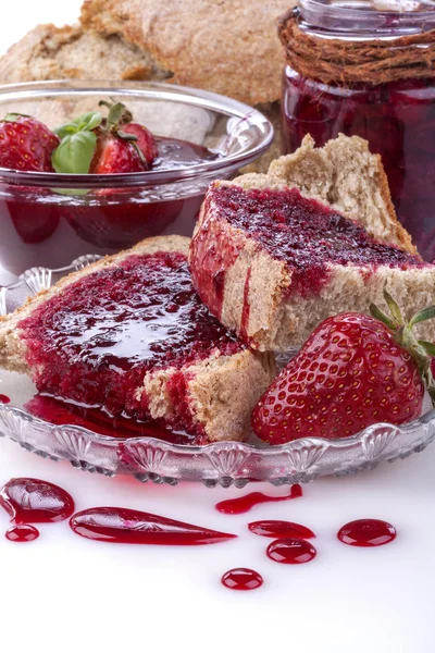 Strawberry jam — Stock Photo, Image