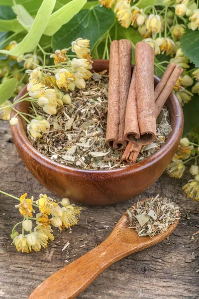 Linden tea — Stock Photo, Image