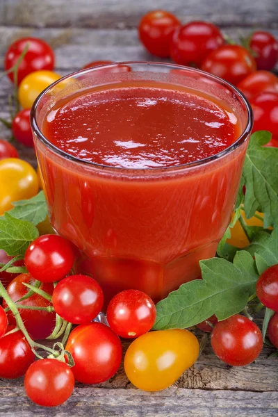 Sumo de tomate — Fotografia de Stock