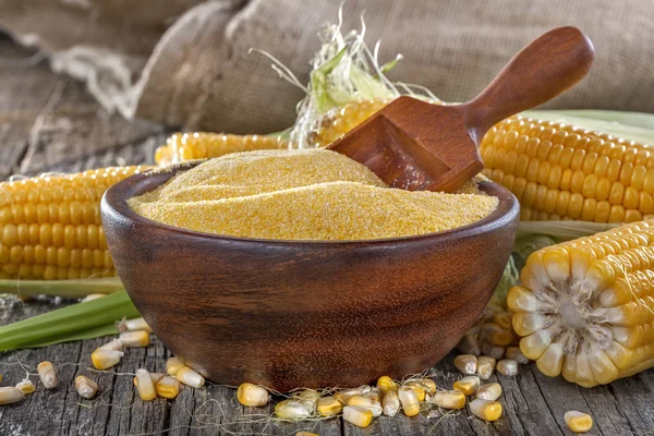 Grits de maíz polenta — Foto de Stock