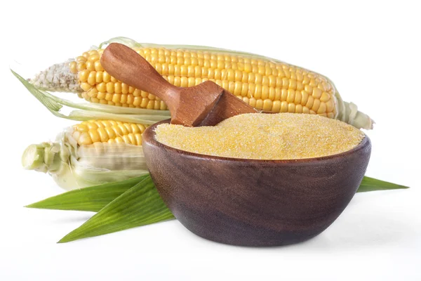 Corn grits polenta — Stock Photo, Image