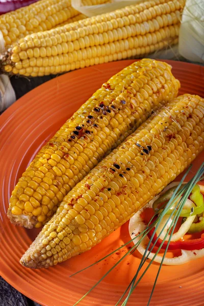 Baked sweet corn — Stock Photo, Image