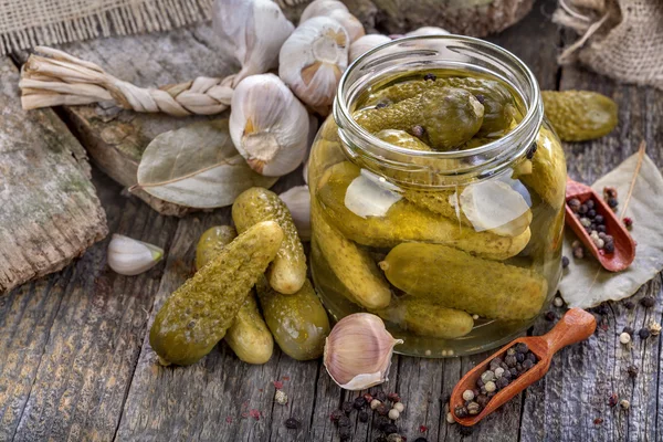 Canned pickles — Stock Photo, Image