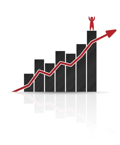 Gráfico de negocios — Archivo Imágenes Vectoriales