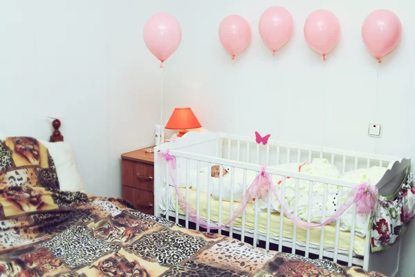 Yeni doğan çocuk odası — Stok fotoğraf
