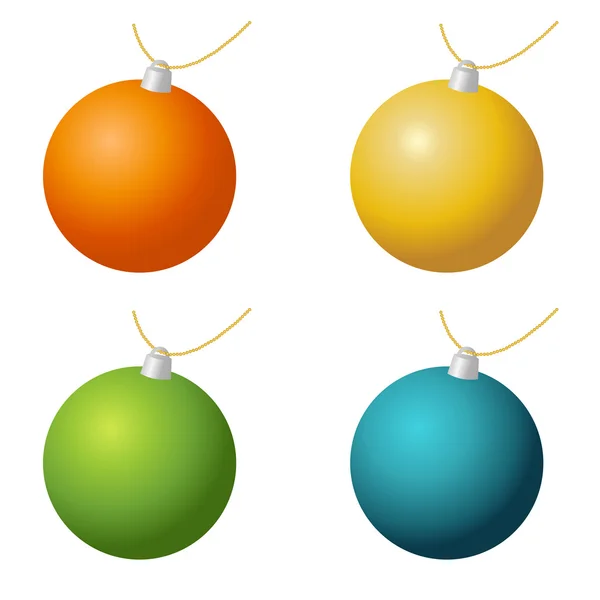 Ornements de Noël — Image vectorielle