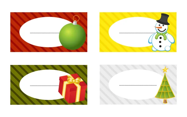 Set gift tags (labels) — Stockvector