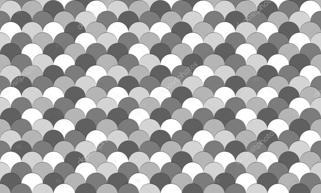 Greyscale fish scale pattern