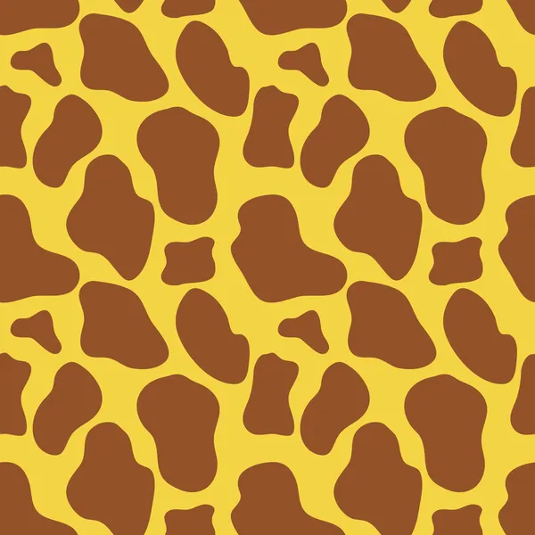 Texture sans couture de la peau girafe — Image vectorielle