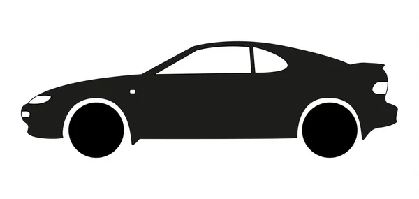 Sport car silhouette — Stock Vector