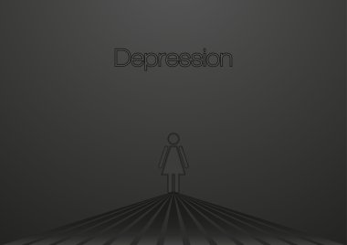 depresyon sembolik ile duvar kağıdı