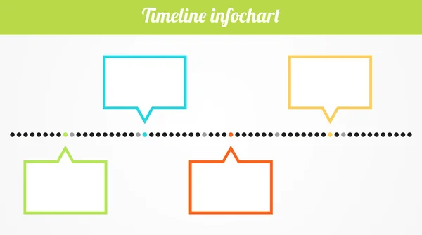 Infographie chronologique — Image vectorielle