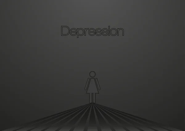Ταπετσαρία με συμβολική κατάθλιψη — Διανυσματικό Αρχείο