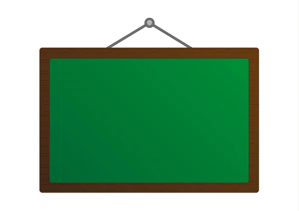 Ilustración del tablero verde — Archivo Imágenes Vectoriales
