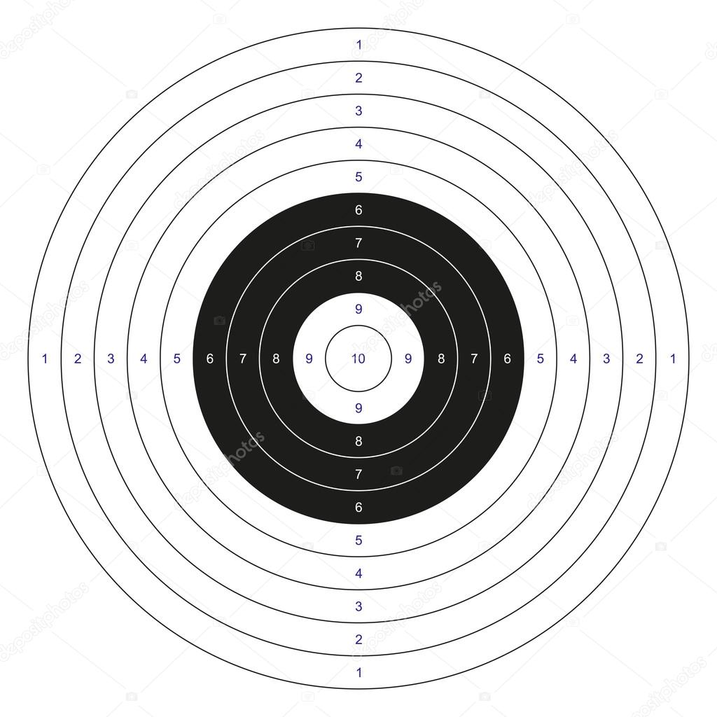 Classic bullseye target