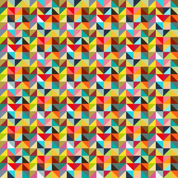 Patrón colorido triángulo sin costura — Archivo Imágenes Vectoriales