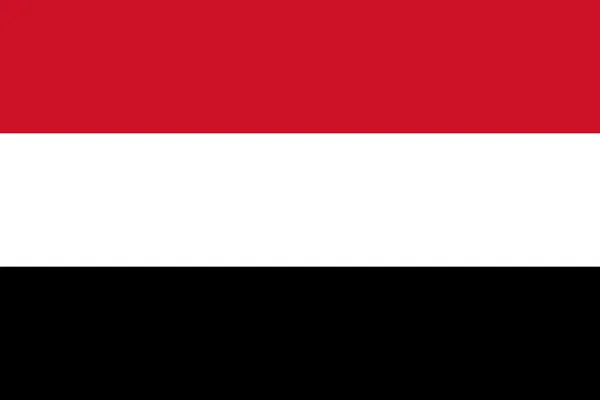 Flaga Jemenu — Wektor stockowy