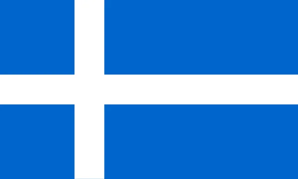 Drapeau des Shetland — Image vectorielle