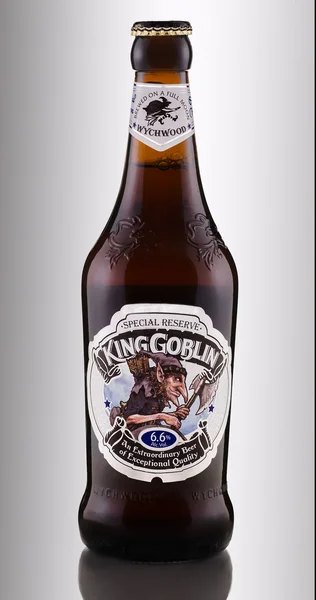 Král skřetů zvláštní rezervy pivo — Stock fotografie