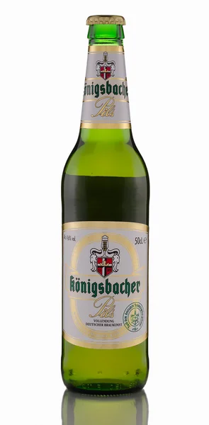 Cerveja Konigsbacher Pilsner — Fotografia de Stock