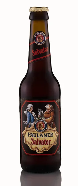 Paulaner salvator doppelbock pivo — Stock fotografie