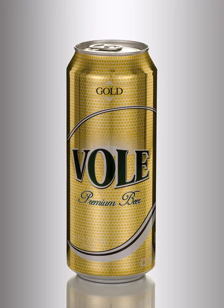 Vole Premium Gold Beer — Stock Photo, Image