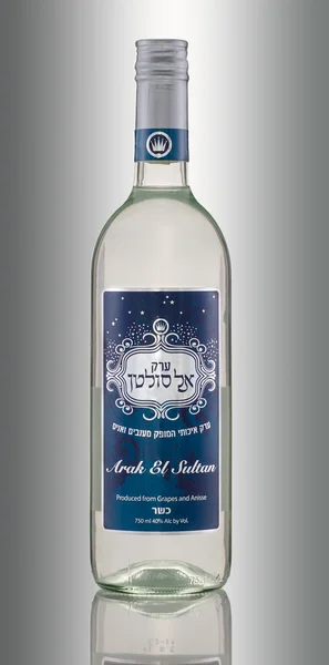 Butelka arak el Sultan — Zdjęcie stockowe