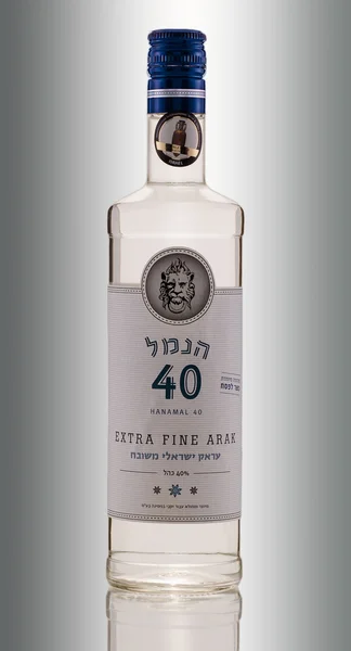 Bottle of HaNamal Extra Fine Arak — Stock Photo, Image