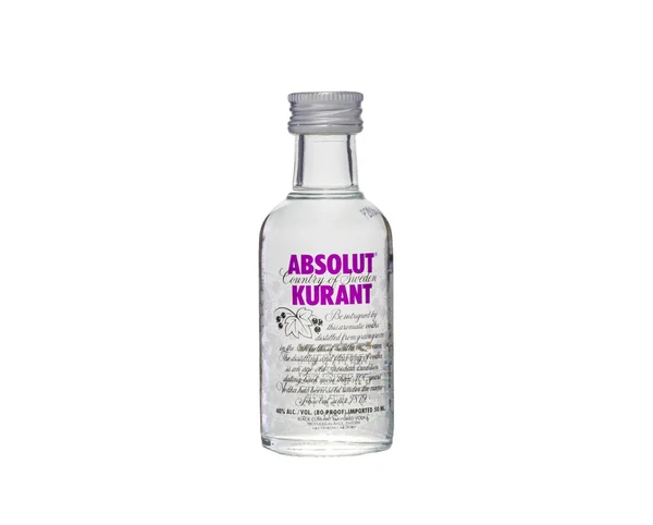 Vodka di Absolut kurant 50ml — Foto Stock