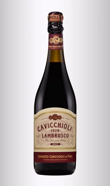 Láhev lambrusco dolce — Stock fotografie