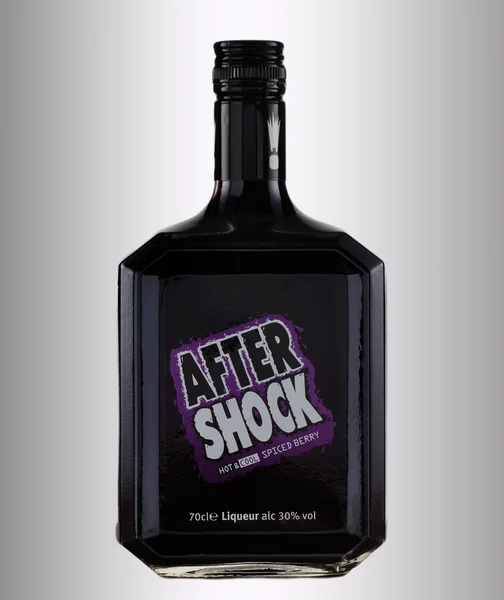Garrafa de AfterShock Black Cranberry — Fotografia de Stock