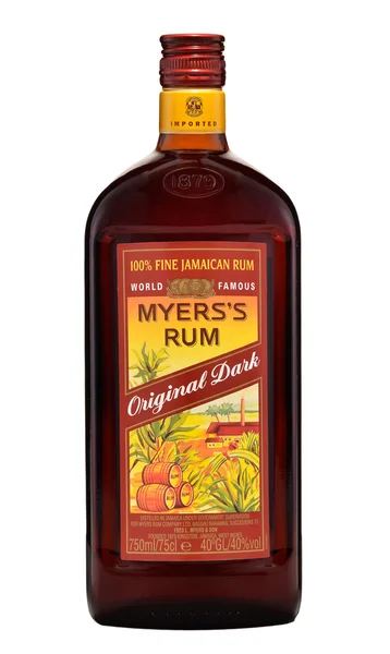 Myers van donkere Rum fles — Stockfoto