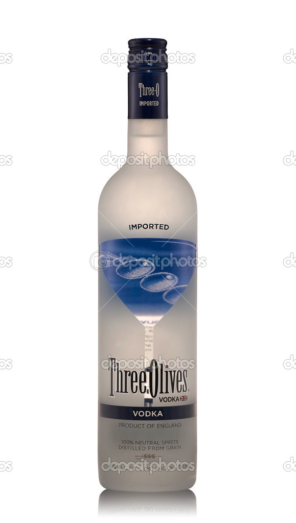 Bottle of Three Olives Vodka Stock Editorial Photo © verbaska 30055591
