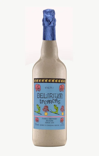 Belgijskie piwo mocne delirium tremens — Zdjęcie stockowe