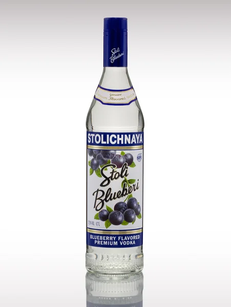 Vodka Stolichnaya Blueberry — Stock Photo, Image