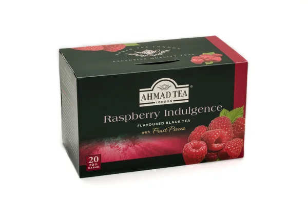 Ahmad Tea Raspberry Indulgence on white — Stock Photo, Image