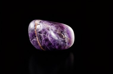 Amethyst burnished stone clipart