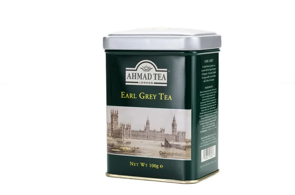 Ahmad tea london - herbaty earl szary — Zdjęcie stockowe