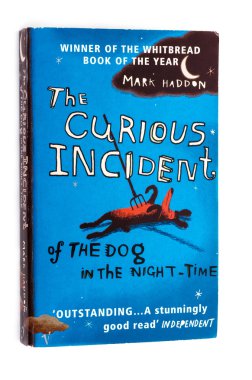 Used paperback The curious incident of the dog in the night-time clipart