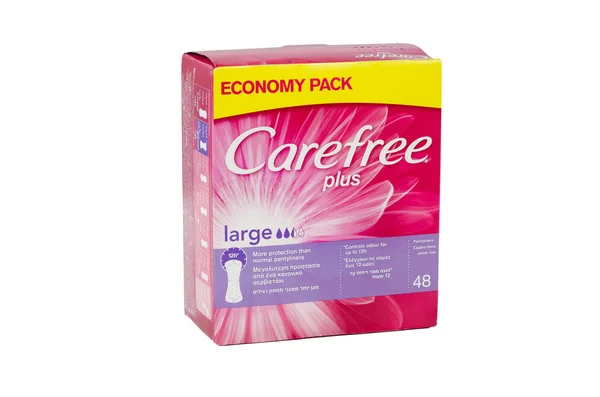 Card box of Carefree plus Economy Pack — Stock Photo, Image