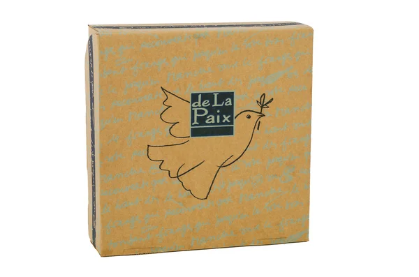 Carton box of cake de La Paix — Stock Photo, Image