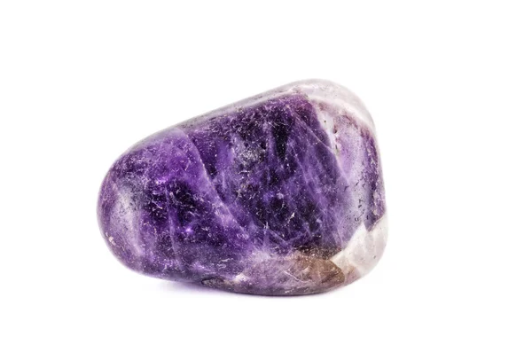 Amethyst trommelte Edelstein — Stockfoto